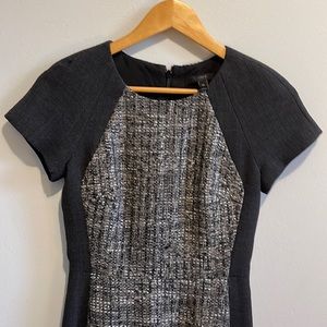 J Crew tweed dress.